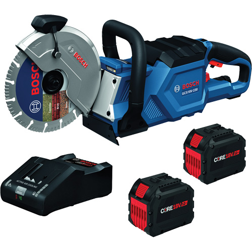 Ensemble scie tronçonneuse sans balais, 9", 18 V Cam Industrial