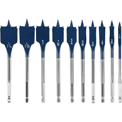 Daredevil&reg; Spade Bit Set, 10 Pieces Cam Industrial