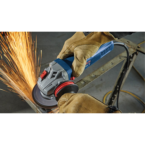 Rectifieuse angulaire ergonomique, 4-1/2", 120 V, 10 A, 11000 Tr/min Cam Industrial