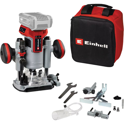 Professional Cordless Compact Router with Fixed Base & Plunge Base (Tool Only) Cam Industrial