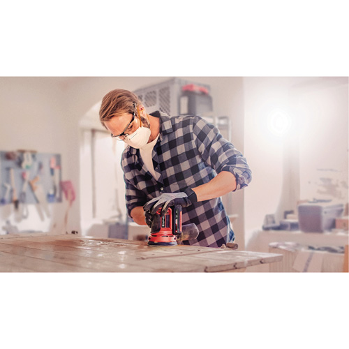 Cordless Random Orbit Sander (Tool Only), 5" Sand Paper, 18 V, 14000 - 22000 OPM Cam Industrial