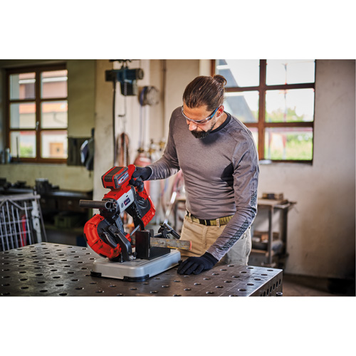 5” Cordless Compact Metal Cutting Bandsaw (Tool Only), 18 V, 4-1/2" Capacity Cam Industrial