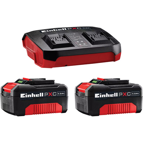 PXC Battery & Charger Starter Kit, Lithium-Ion, 18 V, 4 Ah Cam Industrial