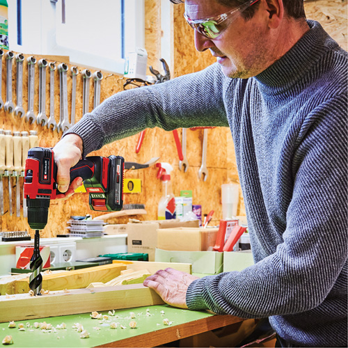 Ensemble perceuse sans fil, Lithium-ion, 18 V, Mandrin 3/8", Couple 354 lb-po Cam Industrial