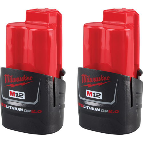 M12 REDLITHIUM CP2.0 Compact Batteries, Lithium-Ion, 12 V, 2 Ah Cam Industrial