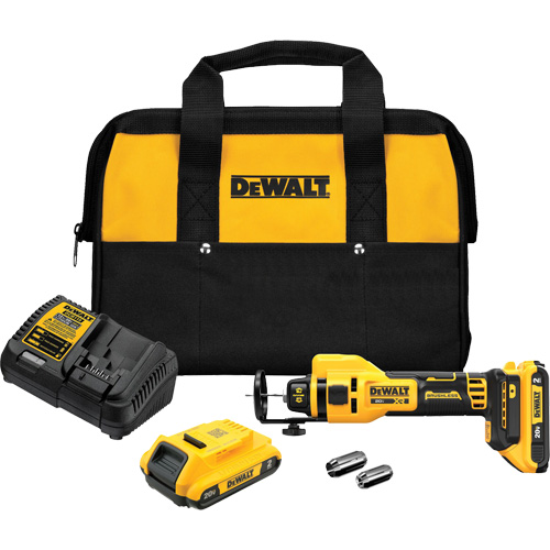 MAX* XR&reg; Brushless Drywall Cut-Out Tool Kit (2.0Ah) Cam Industrial