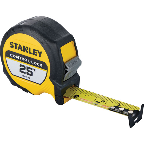 CONTROL-LOCK Tape Measure, 25 mm x 25', Imperial Graduations Cam Industrial