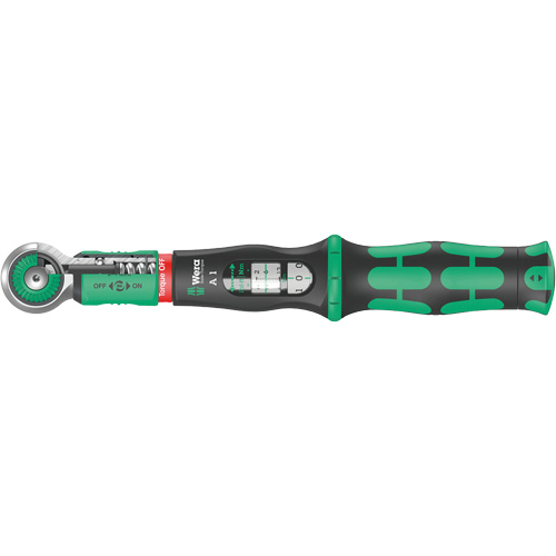Cl&eacute; dynamom&eacute;trique Safe-Torque A 1, &agrave; cliquer, Entraînement 1/4" carr&eacute;, 2 - 9 lb-pi Cam Industrial