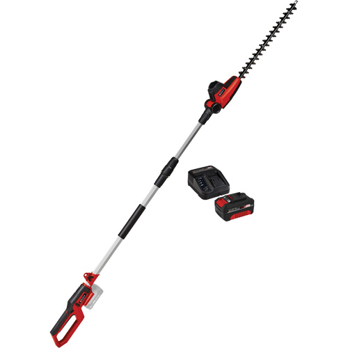 Taille-haie &agrave; perche sans fil avec batterie 4 Ah et ensemble de d&eacute;part de chargeur, 18", 18 V, &agrave; pile Cam Industrial