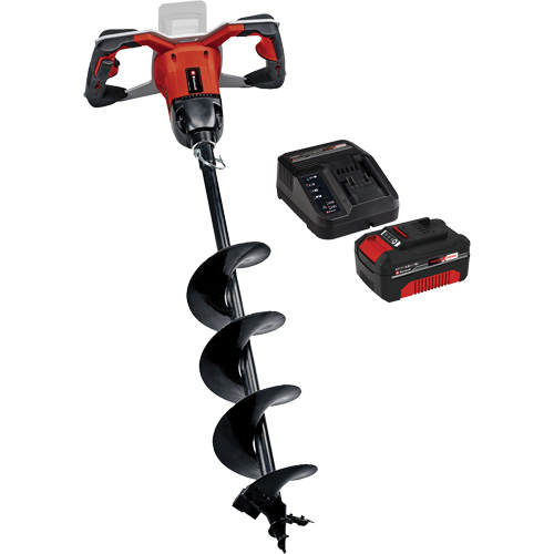 18V Professional 6” Cordless Auger with 4Ah Battery & Charger Starter Kit Cam Industrial
