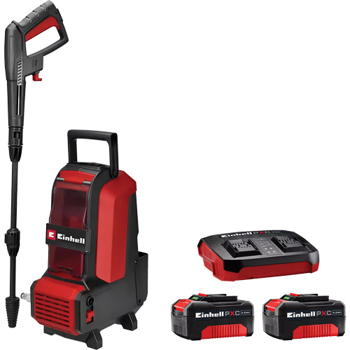 Laveuse &agrave; haute pression sans fil avec batterie 4 Ah PXC et ensemble de d&eacute;part de chargeur, &agrave; pile, 1522 psi, 1,23 gal./min Cam Industrial