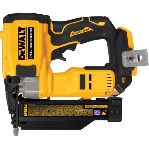 ATOMIC COMPACT SERIES Brushless Cordless 23ga Pin Nailer (Tool Only), 20 V, Lithium-Ion Cam Industrial