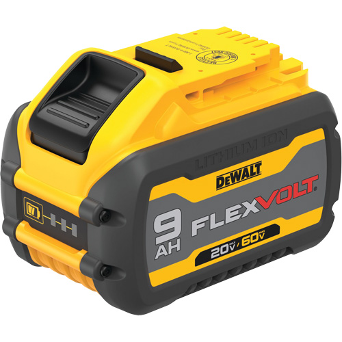 FLEXVOLT&reg; Battery, Lithium-Ion, 20 V/60 V, 9 Ah Cam Industrial