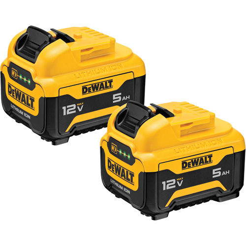 Max* Battery Packs, Lithium-Ion, 12 V, 5 Ah Cam Industrial