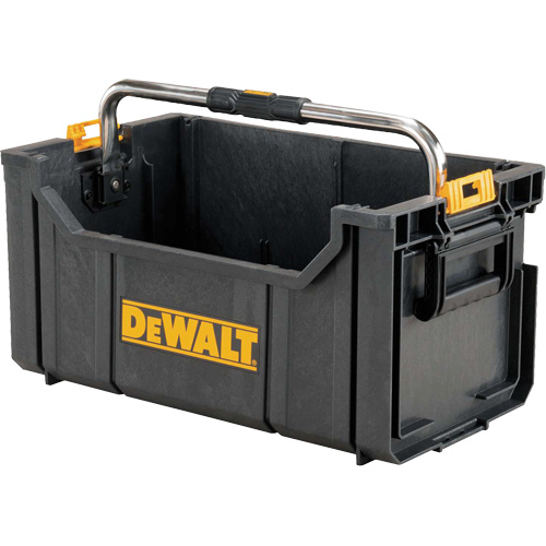 ToughSystem&reg; Tote with Carrying Handle, 12-1/2" W x 21-9/10" D x 21-9/10" H, Black Cam Industrial