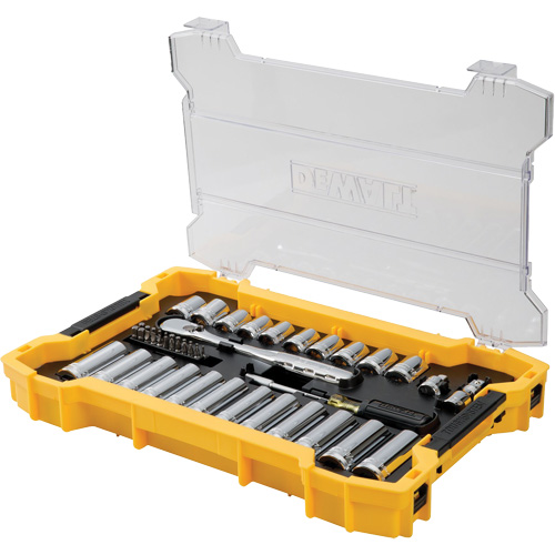 3/8" & 1/2" Mechanic's Tool Set with TOUGHSYSTEM&reg; 2.0 Tray & Lid Cam Industrial
