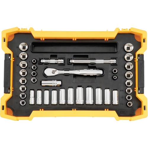 3/8" & 1/2" Mechanic's Tool Set with TOUGHSYSTEM&reg; 2.0 Tray & Lid Cam Industrial