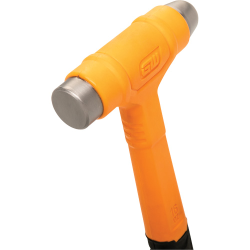 Dead Blow Ball Pein Hammer, 16 oz., Smooth Grip, 12-2/5" L Cam Industrial