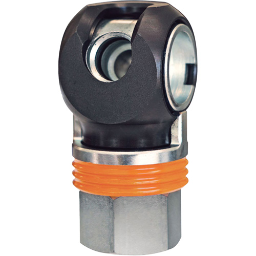 Raccord industriel rapide TOPQUIK SC, Acier nickel&eacute;, 1/2", NPT femelle, 359 PSI Cam Industrial