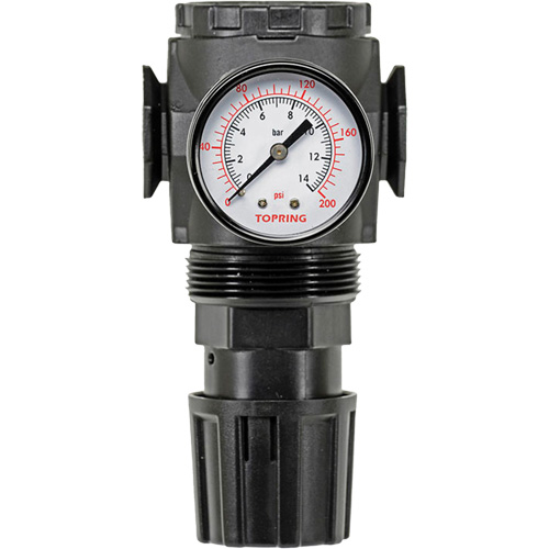 MODULAIR 300 Zinc Diaphragm Regulator, 3/8" NPT, 300 psi Max. PSI, In Line/Modular Cam Industrial