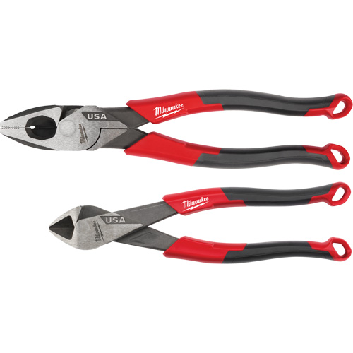 Comfort Grip Cutting Pliers Set, 2 Pieces Cam Industrial