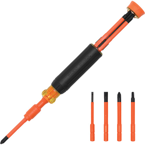 4-in-1 Insulated Multi-Bit Screwdriver Cam Industrial