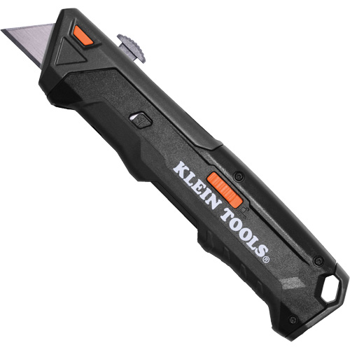 Auto-Loading Retractable Knife with Dual-Sided Blade Magazine, Steel, Plastic Handle Cam Industrial