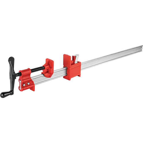 Heavy-Duty I-Beam Steel Bar Clamp, 36" (914.4 mm) Capacity, 2" (50.8 mm) Throat Depth Cam Industrial