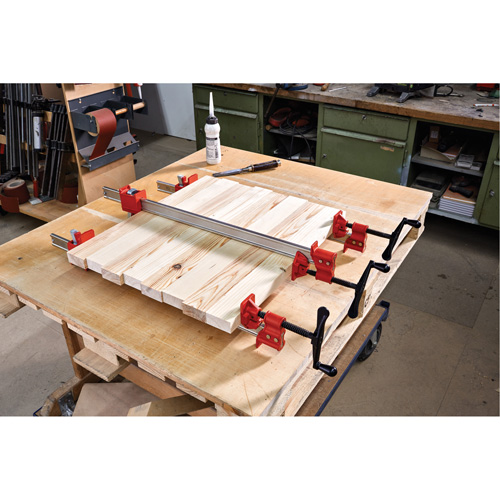 Heavy-Duty I-Beam Steel Bar Clamp, 36" (914.4 mm) Capacity, 2" (50.8 mm) Throat Depth Cam Industrial