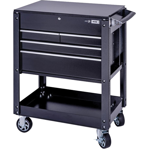 Heavy Duty Service Cart JTC-30194, 4 Drawers, 20-1/2" L x 35" W x 40-1/2" H Cam Industrial