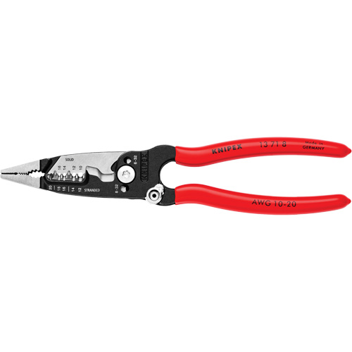 Pince &agrave; d&eacute;nuder forg&eacute;e, 8" lo, 10 - 20 AWG Cam Industrial