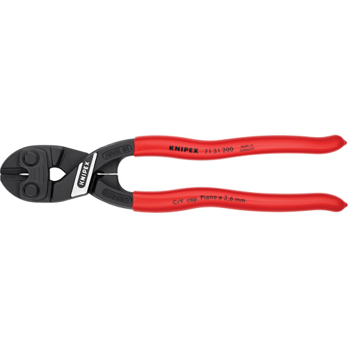 Coupe-boulons compact &agrave; levier d&eacute;multipli&eacute; CoBolt&reg; avec lame &agrave; encoche, 8" l, Coupe centrale Cam Industrial