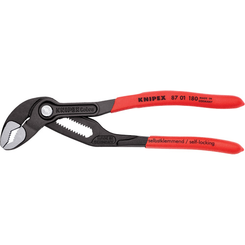 Cobra&reg; Water Pump Pliers, 7-1/4" Cam Industrial