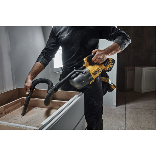 Cordless Dry Hand Vacuum, 20 V, 0.18 gal. Capacity Cam Industrial