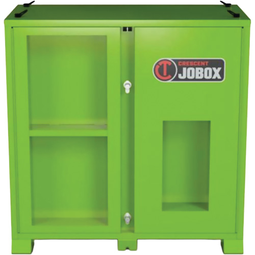 Onsite PPE Storage Cabinet, Steel, High-Visibility Lime Green Cam Industrial