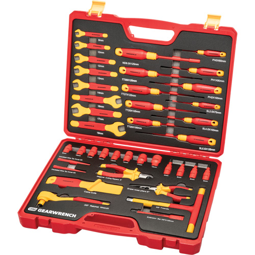 VDE Insulated Tool Set, 1000 V, 39 Pcs Cam Industrial