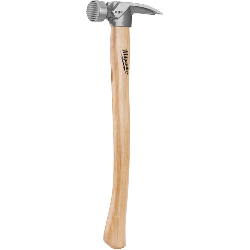 Milled Face Framing Hammer, 23 oz., Wood Handle Cam Industrial