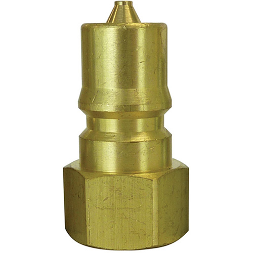 Bouchon pour raccord hydraulique rapide, 3/8" dia., Laiton Cam Industrial