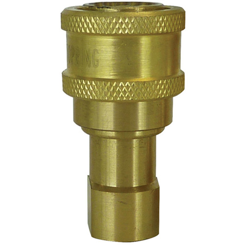 Hydraulic Quick Coupler - Brass Manual Coupler, Brass/Stainless Steel Cam Industrial