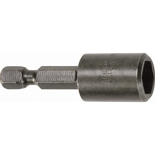 Tourne-&eacute;crou pour vis SAE de feuille m&eacute;tallique, Embout 3/8", Prise 1/4", 1-3/4" lo, Magn&eacute;tique Cam Industrial