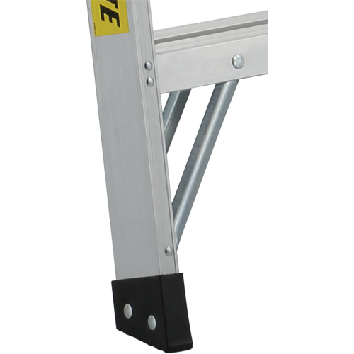 3400 Series Industrial Extra Heavy-Duty Step Ladder, 4', Aluminum, 300 lbs. Capacity, Type 1A Cam Industrial