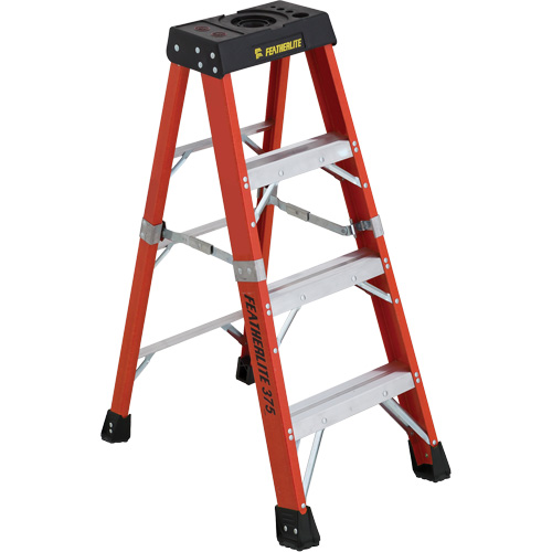 Industrial Extra Heavy-Duty Stepladders (6800 AA Series), 4', Fibreglass, 375 lbs. Capacity, Type 1AA Cam Industrial