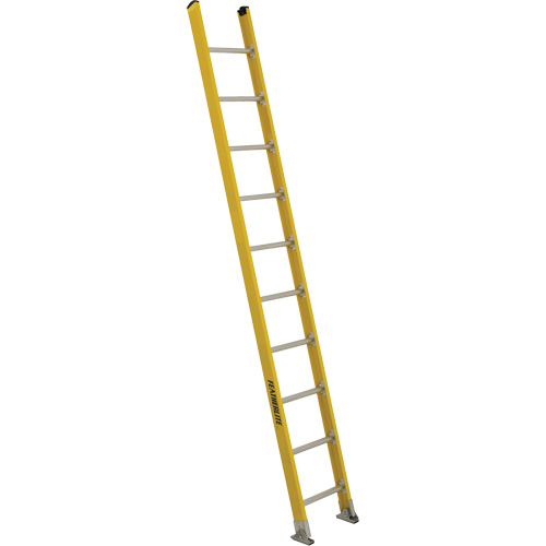 Industrial Extra Heavy-Duty Straight Ladders (5600 Series), 10', Fibreglass, 375 lbs., CSA Grade 1AA Cam Industrial