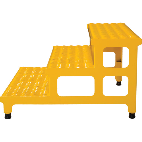 Adjustable Step-Mate Stand, 3 Step(s), 36-3/16" W x 33-7/8" L x 22-1/4" H, 500 lbs. Capacity Cam Industrial