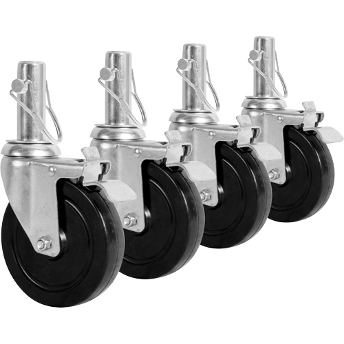 Set of Casters for Scaffolding Cam Industrial