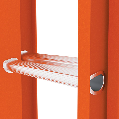 BuildMan&reg; Extension Ladder, 300 lbs. Cap., 16' H, Grade 1A Cam Industrial