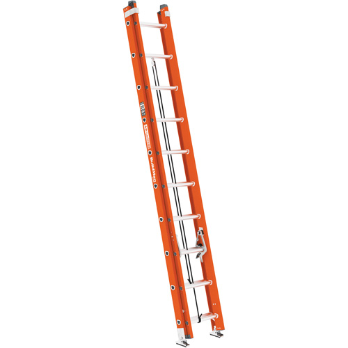 BuildMan&reg; Extension Ladder, 300 lbs. Cap., 20' H, Grade 1A Cam Industrial