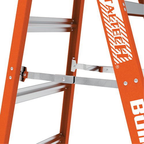 Step Ladder, 6', Fibreglass, 375 lbs. Capacity, Type 1AA Cam Industrial