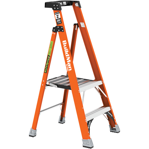 Escabeau avec plateforme Safespace, 2', Cap. De 300 lb Cam Industrial