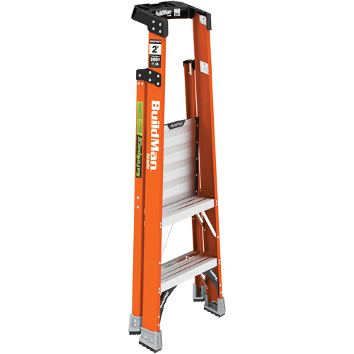 Escabeau avec plateforme Safespace, 2', Cap. De 300 lb Cam Industrial
